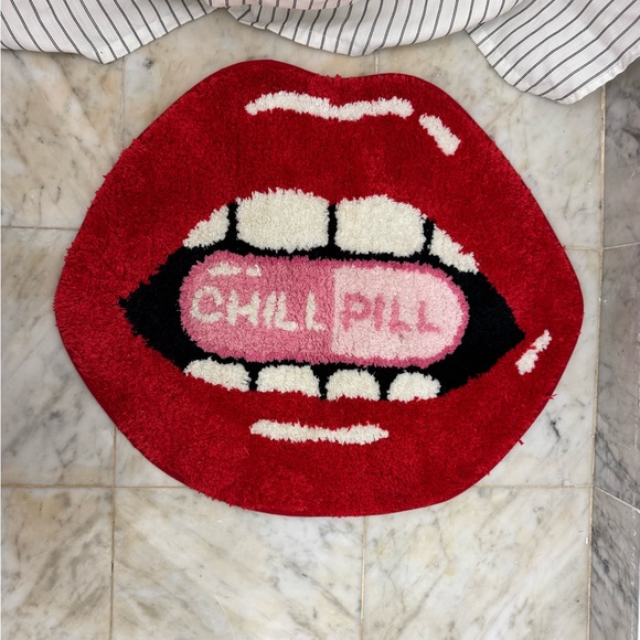 Chill Pill Rug 👄💊 - Picture 2 of 3